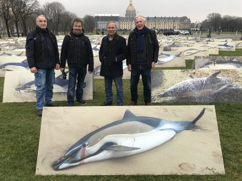 Grégory Ziebacz, Jean-Roch Meslin, Allain Bougrain-Dubourg et Dominique Chevillon