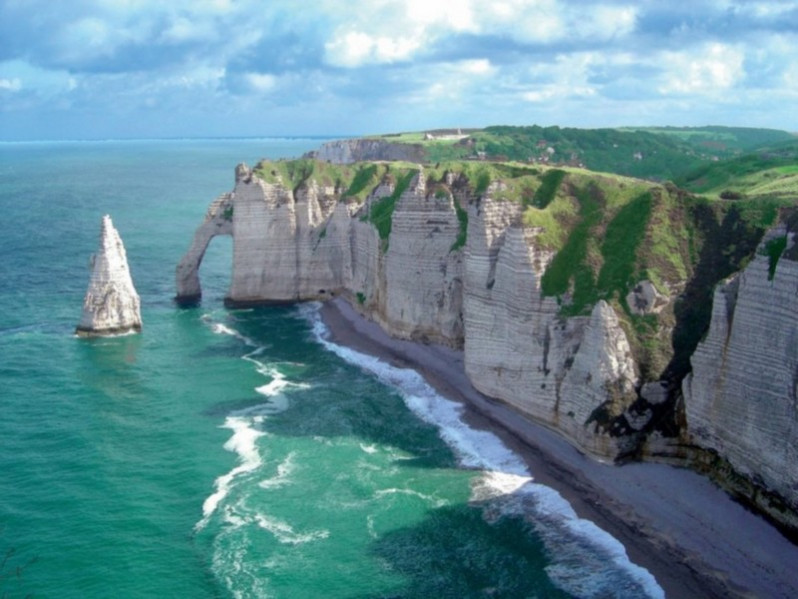 Grève d'Etretat